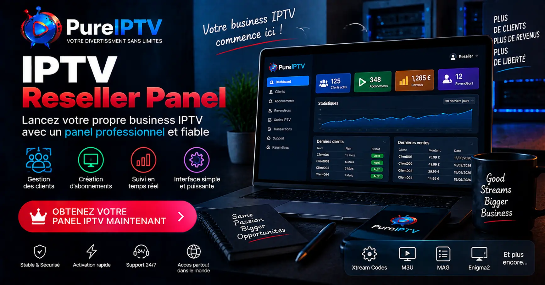 IPTV Reseller Panel