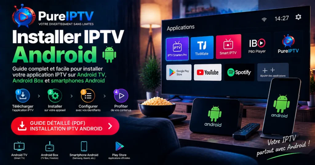 Installer IPTV Android