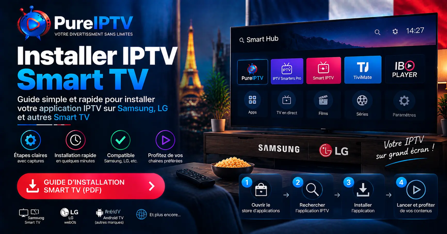 Installer IPTV Smart TV