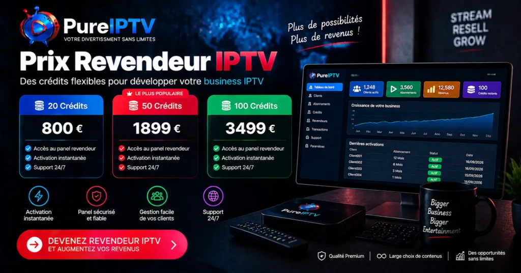 Prix revendeur IPTV