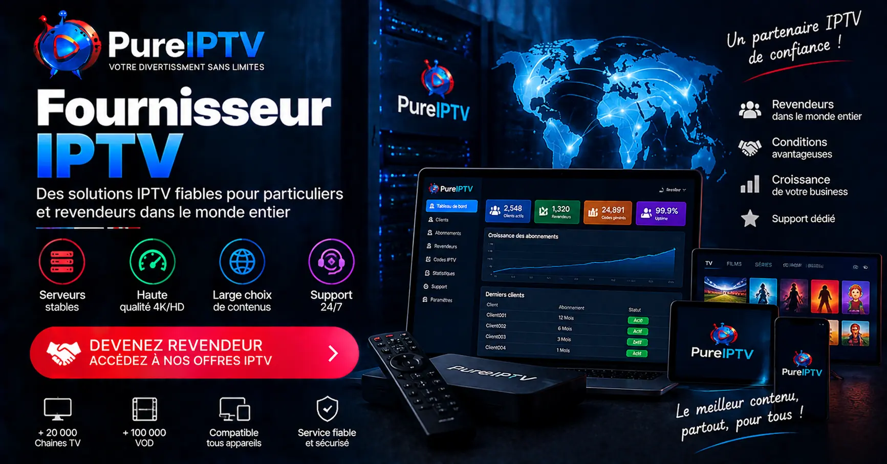 fournisseur IPTV