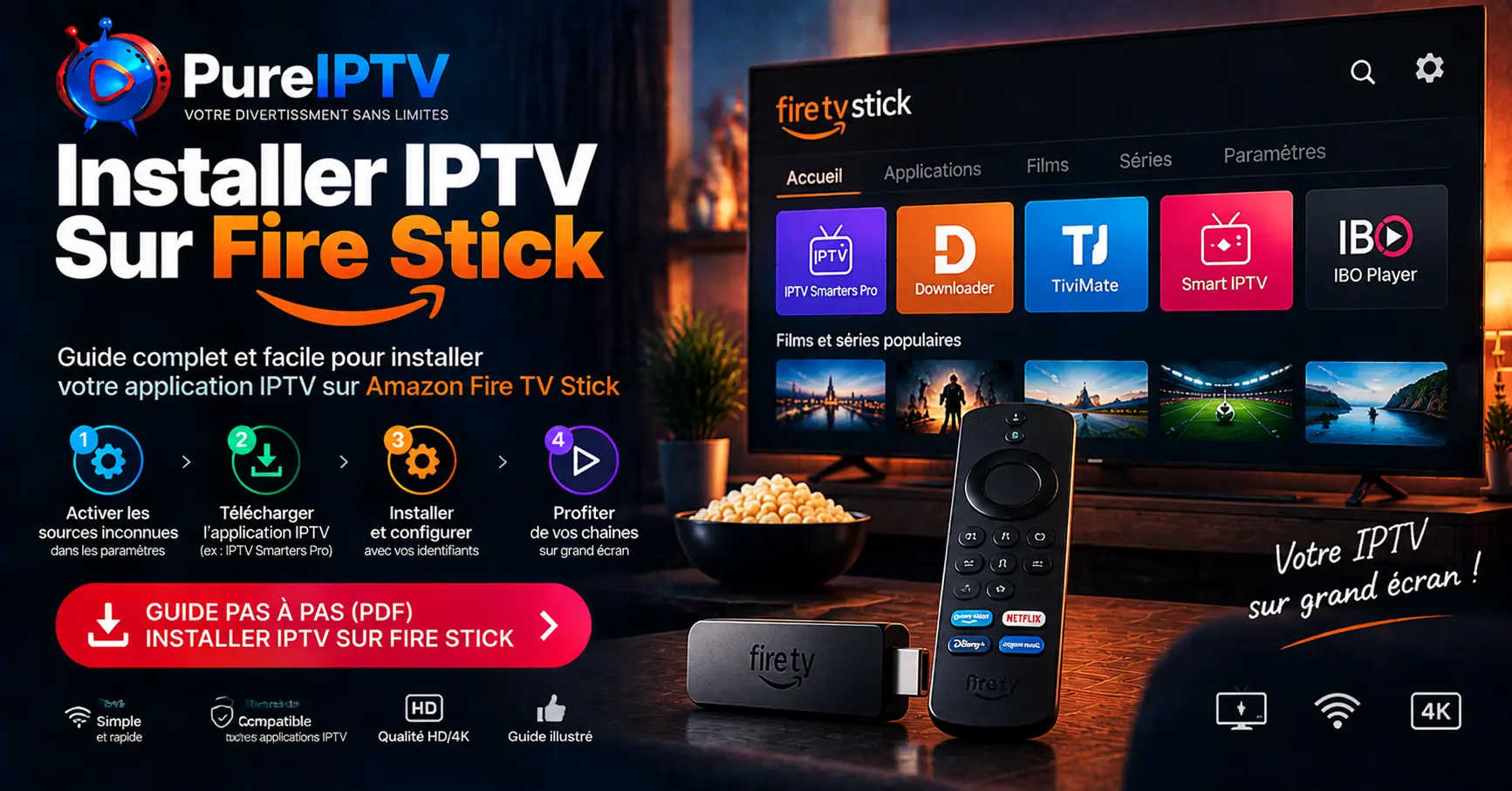 installer IPTV Sur Fire Stick